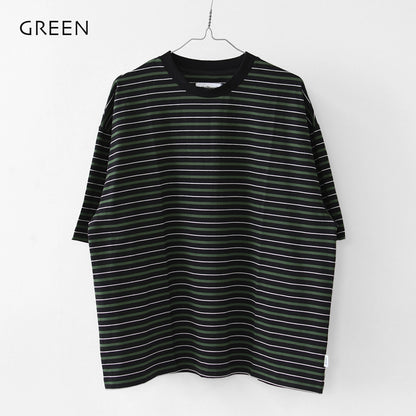 meltum [メルタム] MULTI BORDER S/S TEE [cs-0300-25] マルチボーダーショートスリーブTシャツ・半袖・オーバーサイズ・MEN'S / LADY'S [2026AW]