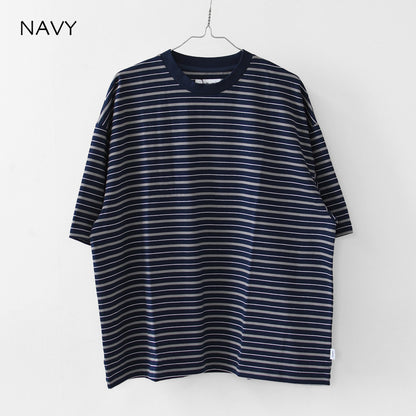 meltum [メルタム] MULTI BORDER S/S TEE [cs-0300-25] マルチボーダーショートスリーブTシャツ・半袖・オーバーサイズ・MEN'S / LADY'S [2026AW]