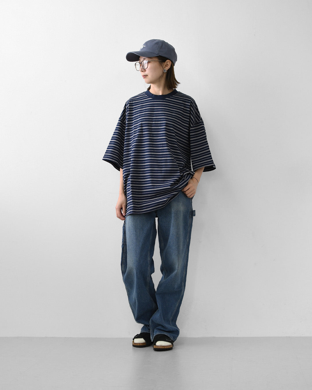 meltum [メルタム] MULTI BORDER S/S TEE [cs-0300-25] マルチボーダーショートスリーブTシャツ・半袖・オーバーサイズ・MEN'S / LADY'S [2026AW]