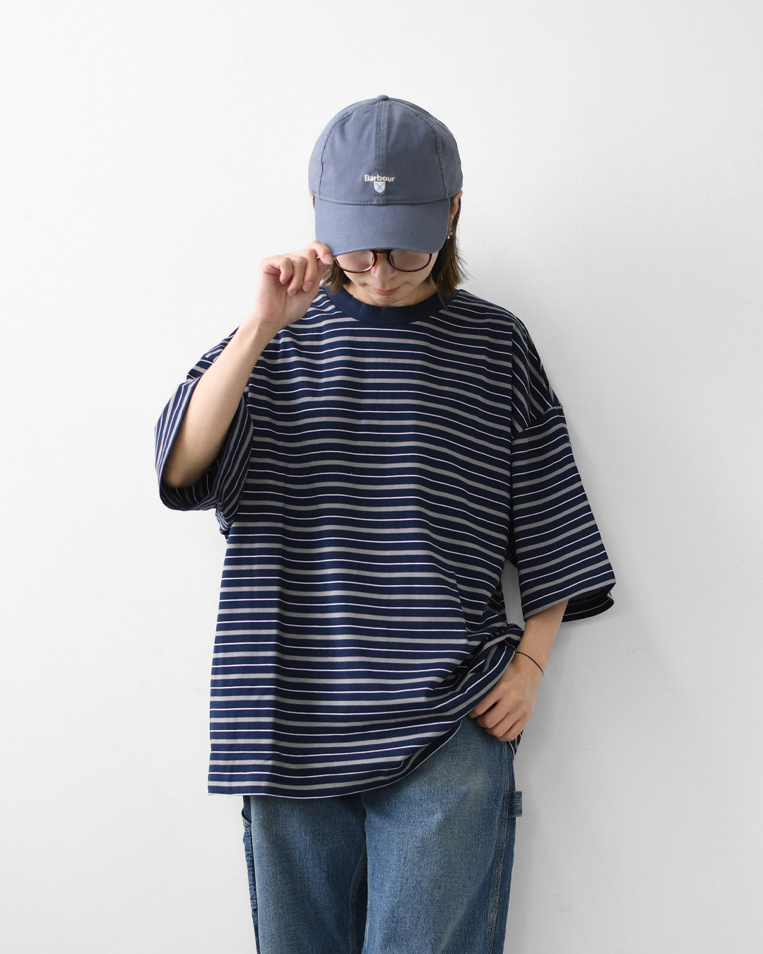 meltum [メルタム] MULTI BORDER S/S TEE [cs-0300-25] マルチボーダーショートスリーブTシャツ・半袖・オーバーサイズ・MEN'S / LADY'S [2026AW]