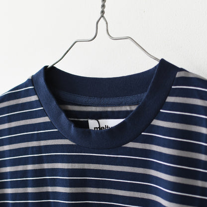 meltum [メルタム] MULTI BORDER S/S TEE [cs-0300-25] マルチボーダーショートスリーブTシャツ・半袖・オーバーサイズ・MEN'S / LADY'S [2026AW]