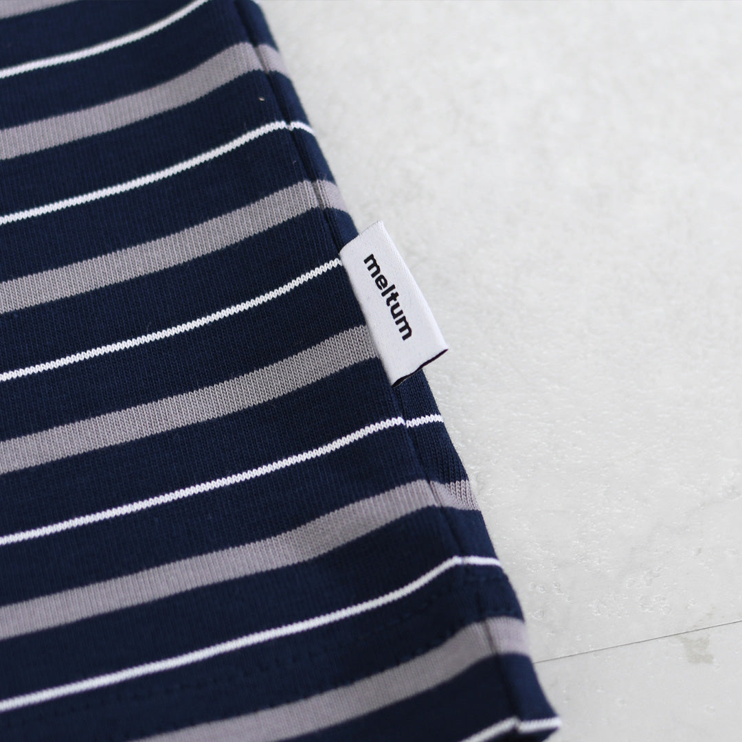 meltum [メルタム] MULTI BORDER S/S TEE [cs-0300-25] マルチボーダーショートスリーブTシャツ・半袖・オーバーサイズ・MEN'S / LADY'S [2026AW]