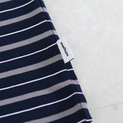 meltum [メルタム] MULTI BORDER S/S TEE [cs-0300-25] マルチボーダーショートスリーブTシャツ・半袖・オーバーサイズ・MEN'S / LADY'S [2026AW]