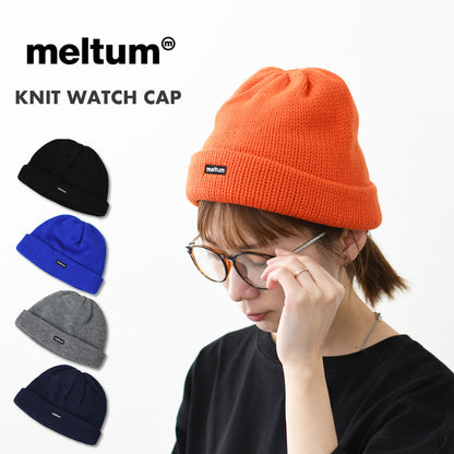 meltum [メルタム] KNIT WATCH CAP [HT-0260-24-C] ニットワッチキャップ [2025SS]
