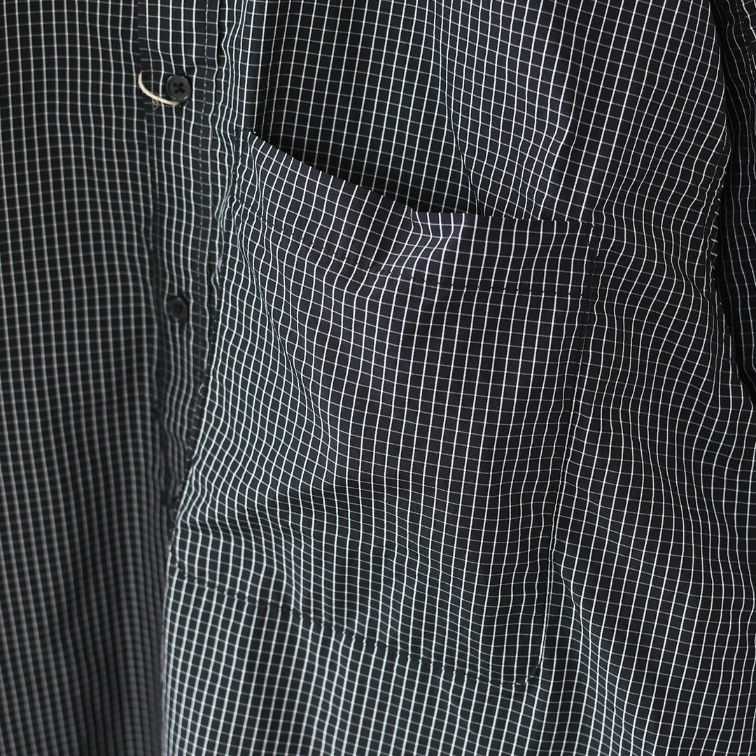 meltum [メルタム] GRAPH CHECK TECH SHIRTS L/S [MTM-SH-0365-26] グラフチェックテックシャツ・アクションプリーツ袖・速乾性・軽量・ポリエステル製・MEN'S / LADY'S [2026SS]
