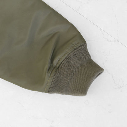 EMON [エモン] HARAN(66) [JAKN011-66] ハラン(66)・ナイロンジャケット・MA-1風・リブ袖・ジッパージャケット・MEN'S [2025AW]