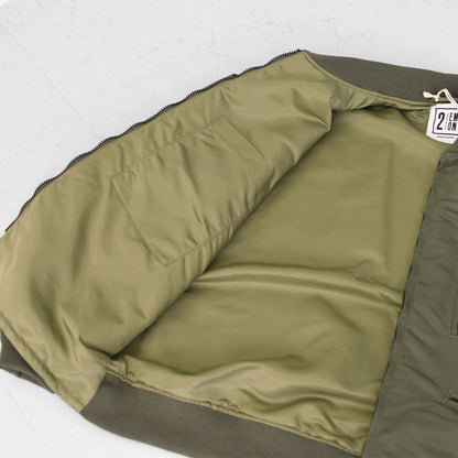 EMON [エモン] HARAN(66) [JAKN011-66] ハラン(66)・ナイロンジャケット・MA-1風・リブ袖・ジッパージャケット・MEN'S [2025AW]