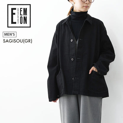 EMON [エモン] SAGISOU(GR) [JAKN010-GR] デニムカバーオール・MEN'S [2025AW]