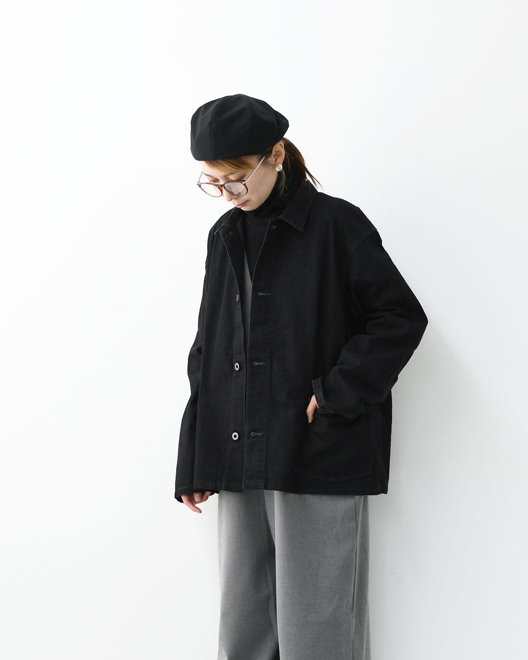 EMON [エモン] SAGISOU(GR) [JAKN010-GR] デニムカバーオール・MEN'S [2025AW]