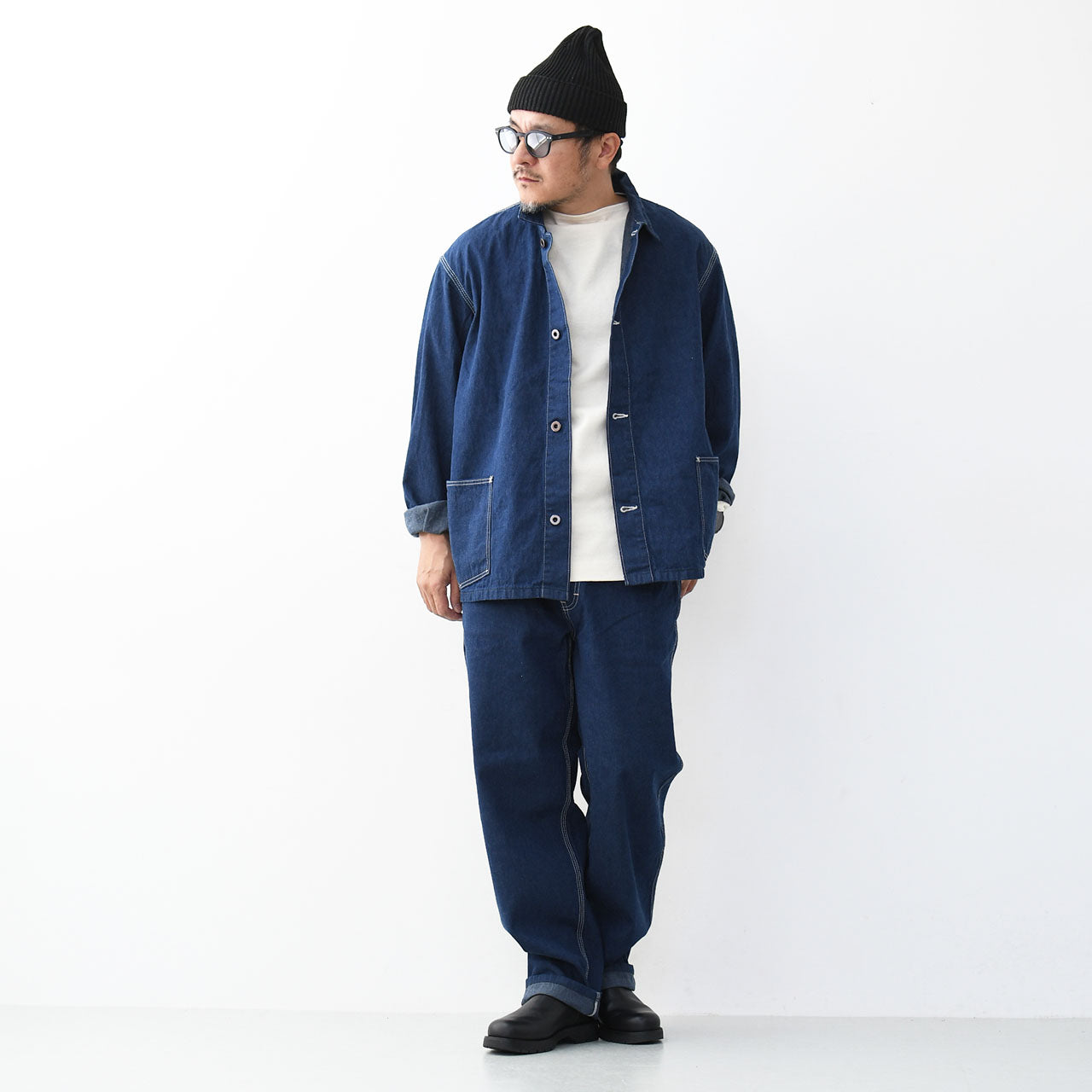 EMON [エモン]  SAGISOU(10D)  [EMM-HN-JAKS001-10D] デニムカバーオール・MEN'S [2025AW]