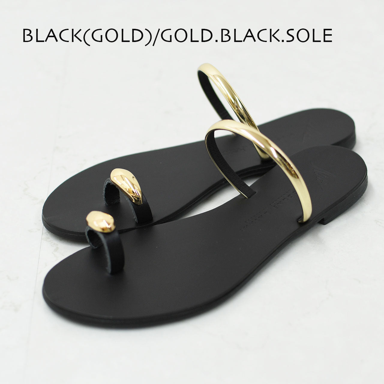 NICOLAS LAINAS [ニコラス ライナス] メタルパーツフラットサンダル [313L-T]  [2025SS]