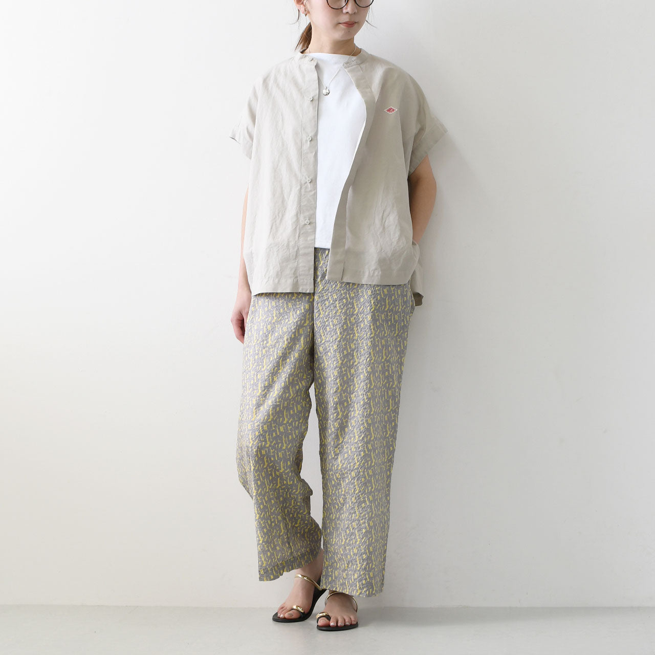 NICOLAS LAINAS [ニコラス ライナス] メタルパーツフラットサンダル [313L-T]  [2025SS]