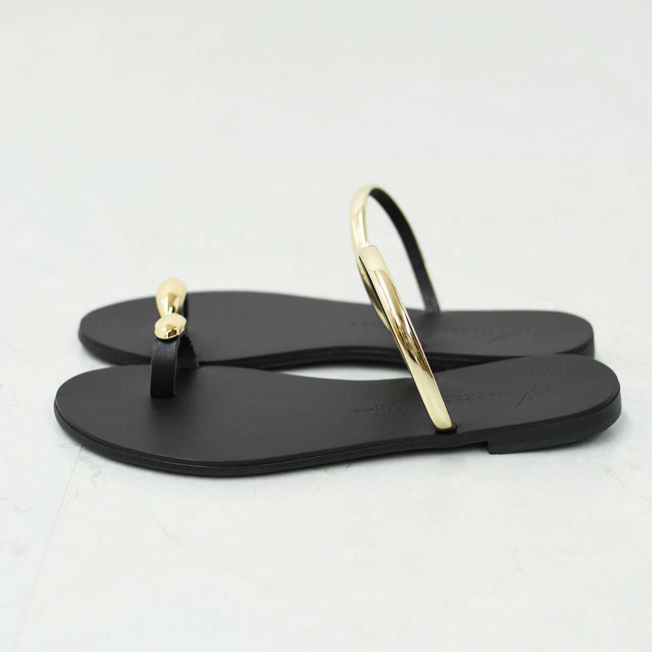 NICOLAS LAINAS [ニコラス ライナス] メタルパーツフラットサンダル [313L-T]  [2025SS]