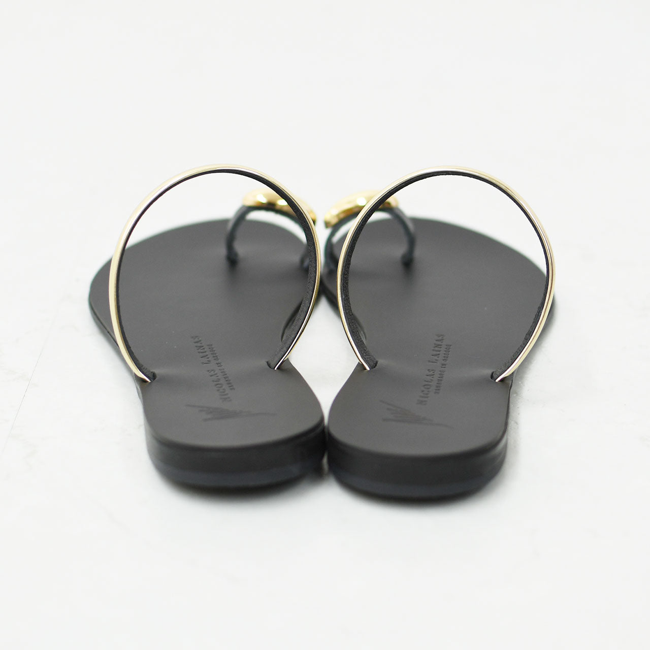 NICOLAS LAINAS [ニコラス ライナス] メタルパーツフラットサンダル [313L-T]  [2025SS]