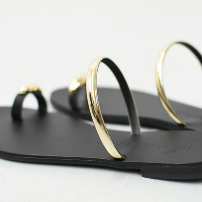 NICOLAS LAINAS [ニコラス ライナス] メタルパーツフラットサンダル [313L-T]  [2025SS]