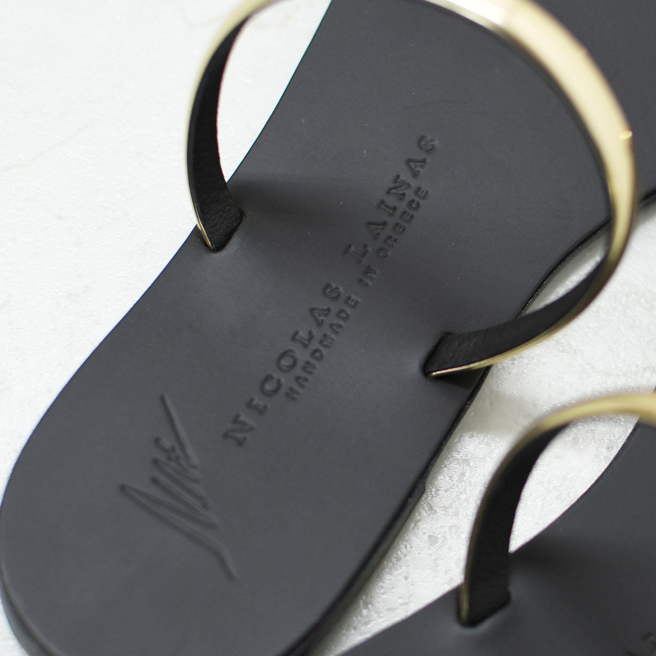 NICOLAS LAINAS [ニコラス ライナス] メタルパーツフラットサンダル [313L-T]  [2025SS]