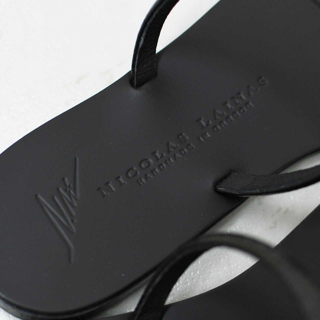 NICOLAS LAINAS [ニコラス ライナス] メタルパーツフラットサンダル [913L-T]  [2025SS]