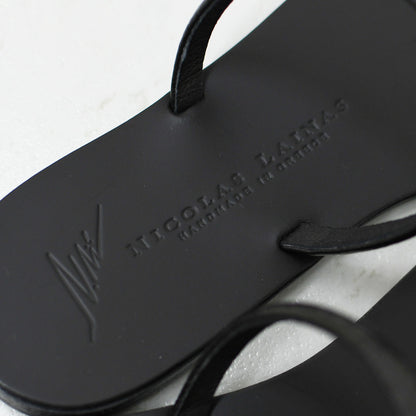 NICOLAS LAINAS [ニコラス ライナス] メタルパーツフラットサンダル [913L-T]  [2025SS]