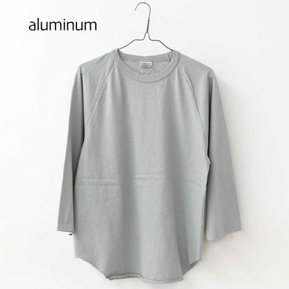 WALLA WALLA SPORT [ワラワラスポーツ] 3/4 BASEBALL TEE SOLID [A0778925] 3/4 ベースボールTシャツ 無地 [2025SS]