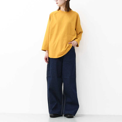 WALLA WALLA SPORT [ワラワラスポーツ] 3/4 BASEBALL TEE SOLID [A0778925] 3/4 ベースボールTシャツ 無地 [2025SS]