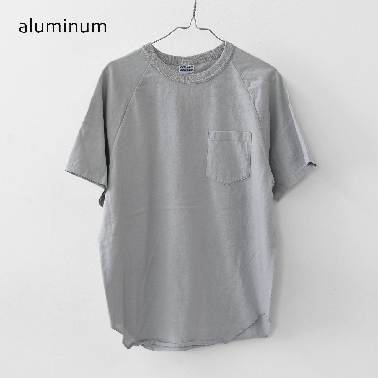 WALLA WALLA SPORT [ワラワラスポーツ] S/S BASEBALL TEE W/POCKET [A0805216] S/SベースボールTシャツ W/ポケット [2025SS]
