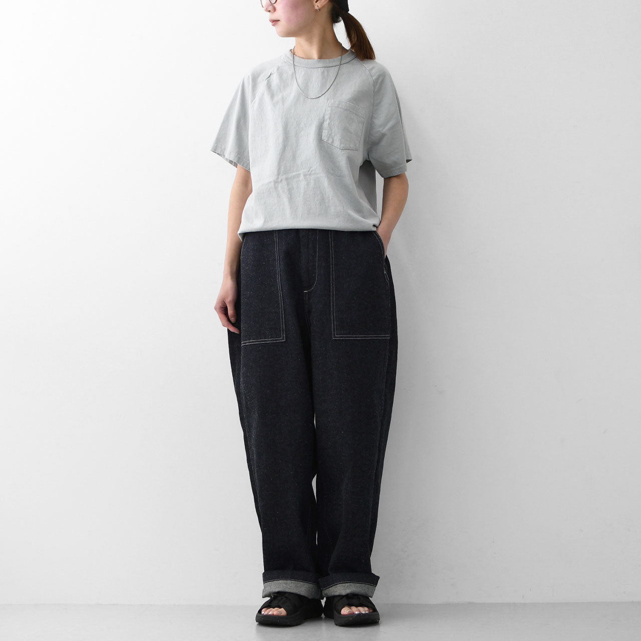 WALLA WALLA SPORT [ワラワラスポーツ] S/S BASEBALL TEE W/POCKET [A0805216] S/SベースボールTシャツ W/ポケット [2025SS]