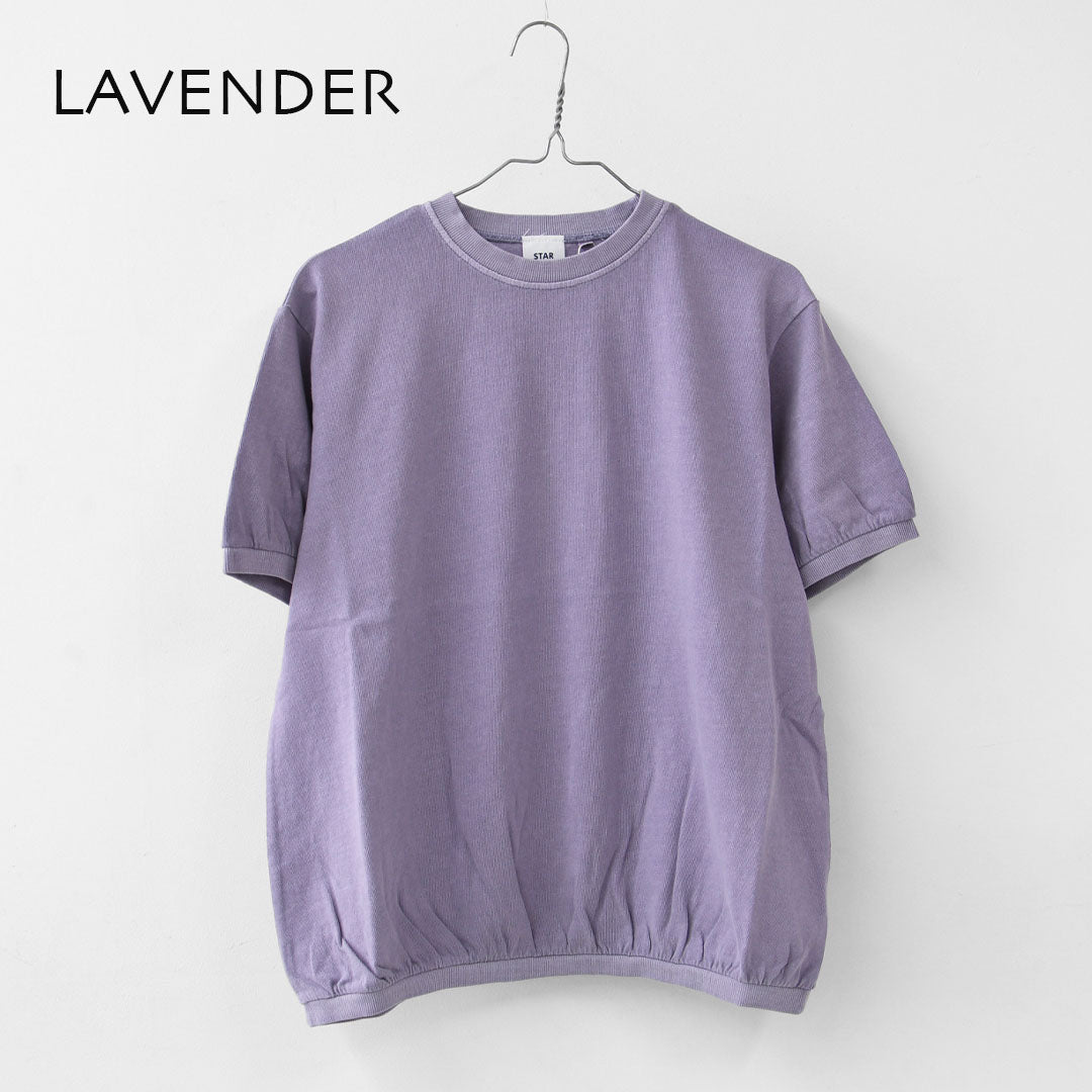 STAR&STRIPE [スターアンドストライプ] BASIC RIB TEE [SSMD-024] ベーシックリブTEE・無地・シンプル・コットン・半袖Tシャツ・LADY'S [2026SS]