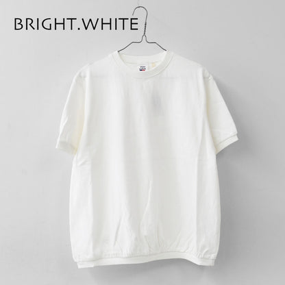 STAR&STRIPE [スターアンドストライプ] BASIC RIB TEE [SSMD-024] ベーシックリブTEE・無地・シンプル・コットン・半袖Tシャツ・LADY'S [2026SS]