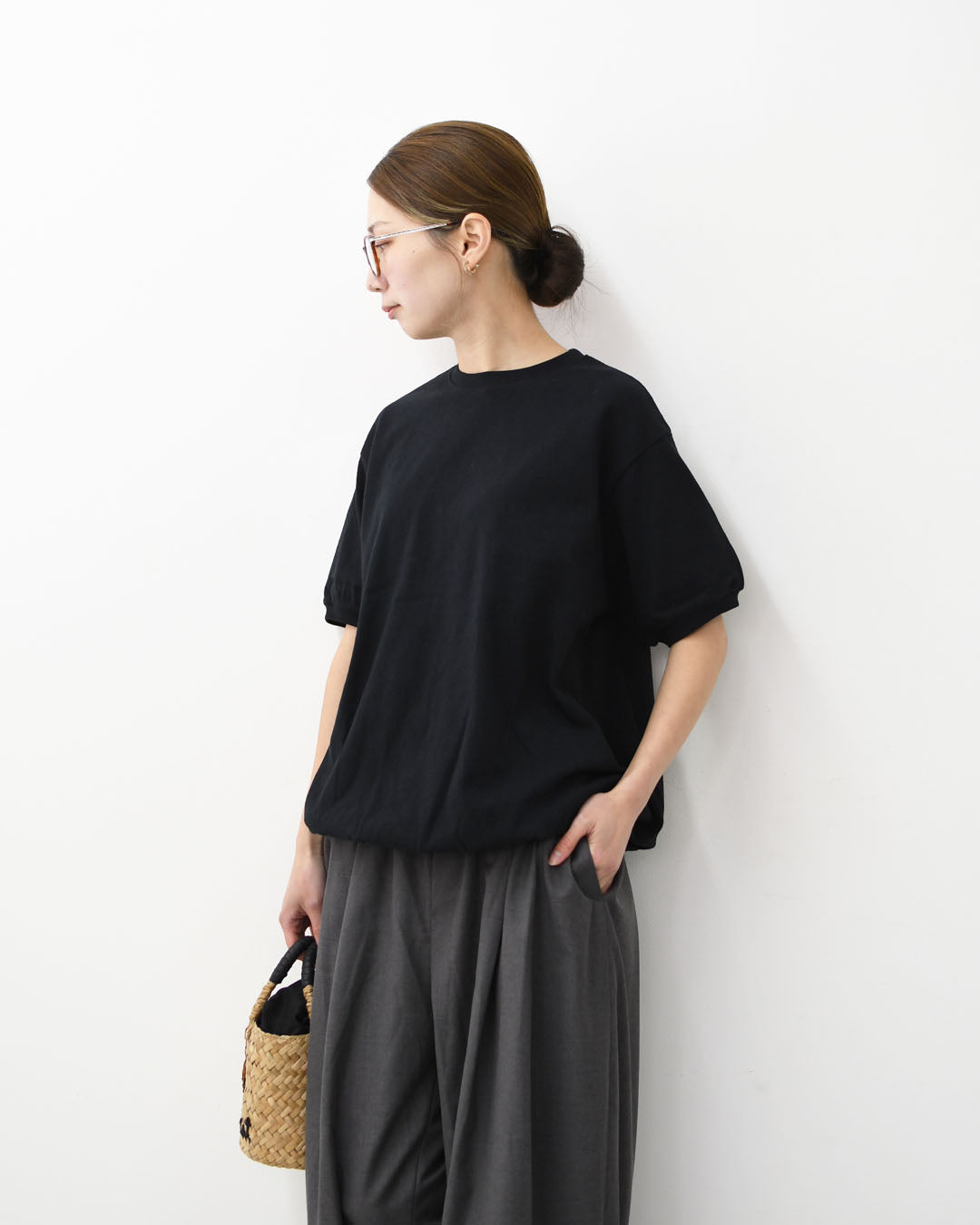STAR&STRIPE [スターアンドストライプ] BASIC RIB TEE [SSMD-024] ベーシックリブTEE・無地・シンプル・コットン・半袖Tシャツ・LADY'S [2026SS]