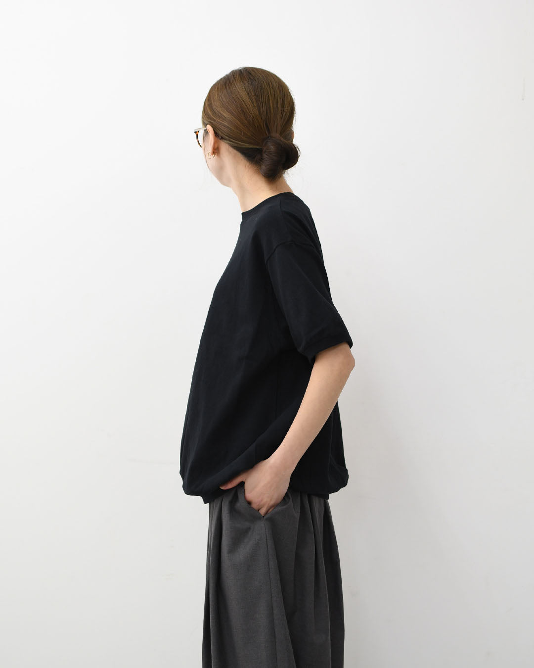 STAR&STRIPE [スターアンドストライプ] BASIC RIB TEE [SSMD-024] ベーシックリブTEE・無地・シンプル・コットン・半袖Tシャツ・LADY'S [2026SS]