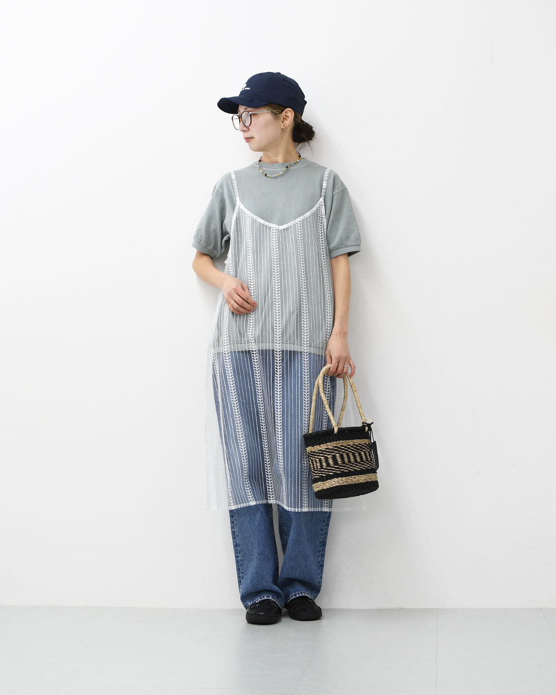 STAR&STRIPE [スターアンドストライプ] BASIC RIB TEE [SSMD-024] ベーシックリブTEE・無地・シンプル・コットン・半袖Tシャツ・LADY'S [2026SS]