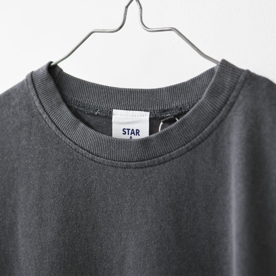 STAR&STRIPE [スターアンドストライプ] BASIC RIB TEE [SSMD-024] ベーシックリブTEE・無地・シンプル・コットン・半袖Tシャツ・LADY'S [2026SS]