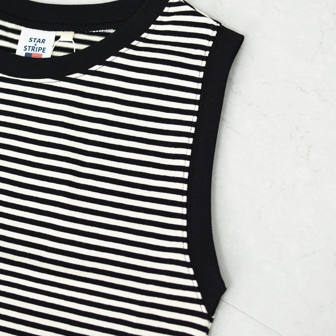 STAR&STRIPE [スターアンドストライプ] BUSTIER [SSMD-029] ビスチェ・タンクトップ・インナー・ボーダー・シンプル・ベーシック・LADY'S [2026SS]