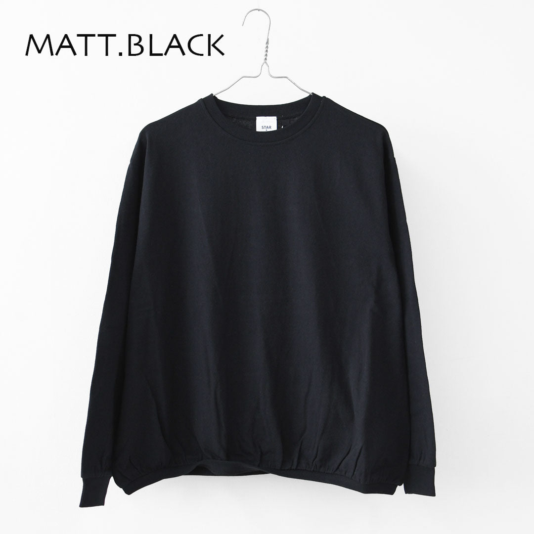 STAR&STRIPE [スターアンドストライプ] BASIC RIB LS [SSMD-035] ベーシックリブロングスリーブ・無地・シンプル・コットン・長袖Tシャツ・ロンT・LADY'S [2026SS]