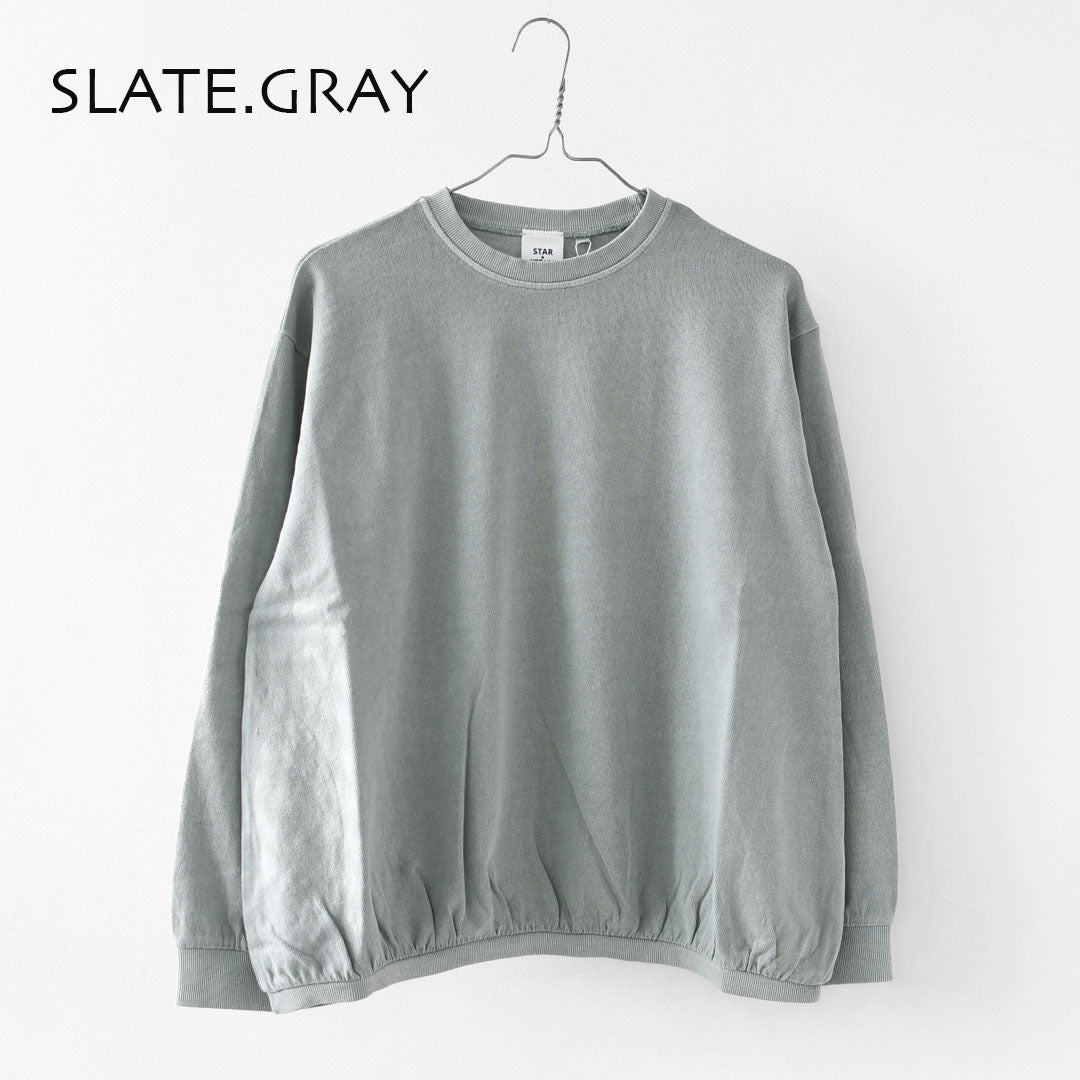 STAR&STRIPE [スターアンドストライプ] BASIC RIB LS [SSMD-035] ベーシックリブロングスリーブ・無地・シンプル・コットン・長袖Tシャツ・ロンT・LADY'S [2026SS]