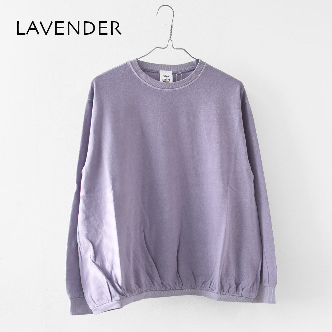 STAR&STRIPE [スターアンドストライプ] BASIC RIB LS [SSMD-035] ベーシックリブロングスリーブ・無地・シンプル・コットン・長袖Tシャツ・ロンT・LADY'S [2026SS]