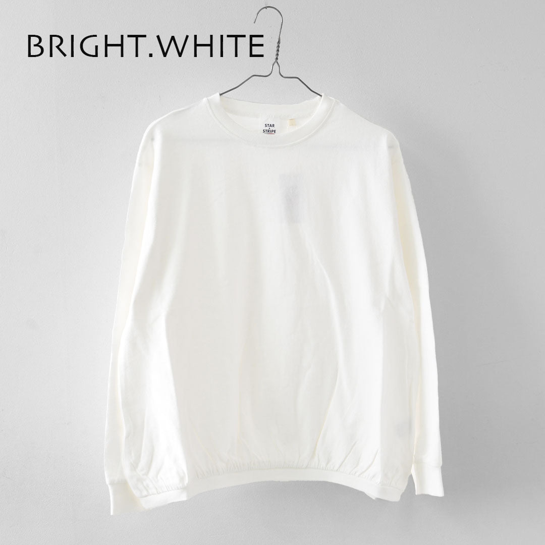STAR&STRIPE [スターアンドストライプ] BASIC RIB LS [SSMD-035] ベーシックリブロングスリーブ・無地・シンプル・コットン・長袖Tシャツ・ロンT・LADY'S [2026SS]