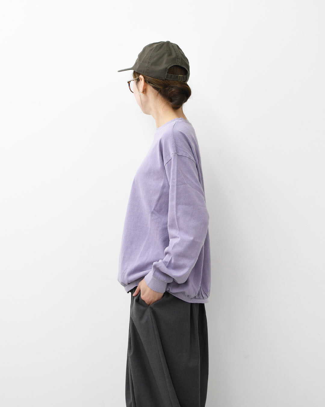 STAR&STRIPE [スターアンドストライプ] BASIC RIB LS [SSMD-035] ベーシックリブロングスリーブ・無地・シンプル・コットン・長袖Tシャツ・ロンT・LADY'S [2026SS]