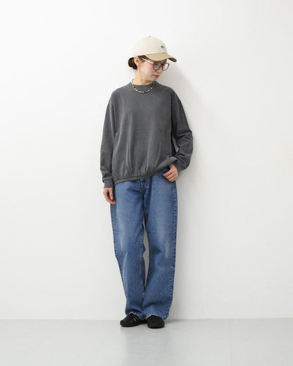 STAR&STRIPE [スターアンドストライプ] BASIC RIB LS [SSMD-035] ベーシックリブロングスリーブ・無地・シンプル・コットン・長袖Tシャツ・ロンT・LADY'S [2026SS]