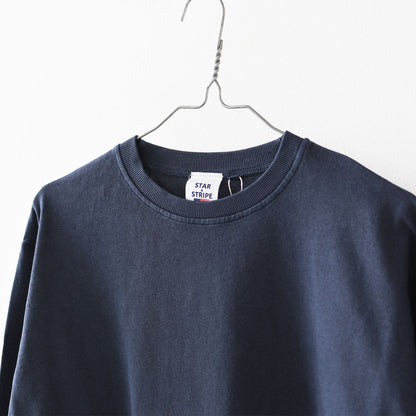 STAR&STRIPE [スターアンドストライプ] BASIC RIB LS [SSMD-035] ベーシックリブロングスリーブ・無地・シンプル・コットン・長袖Tシャツ・ロンT・LADY'S [2026SS]