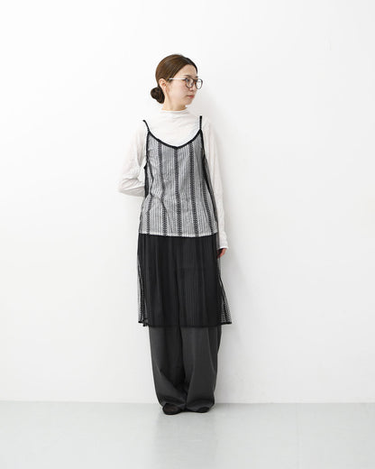 STAR&STRIPE [スターアンドストライプ] SHEER ONEPIECE [SSMD-089] シアーワンピース・シアーキャミソールワンピース・レースワンピース・レイヤード・LADY'S [2026SS]
