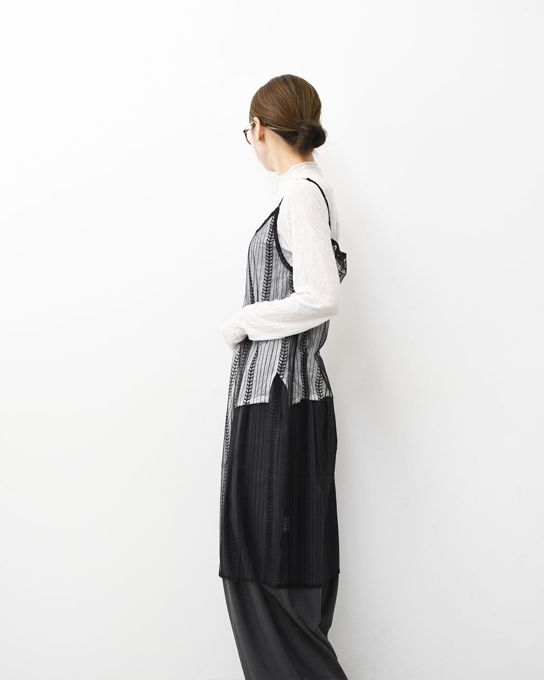 STAR&STRIPE [スターアンドストライプ] SHEER ONEPIECE [SSMD-089] シアーワンピース・シアーキャミソールワンピース・レースワンピース・レイヤード・LADY'S [2026SS]