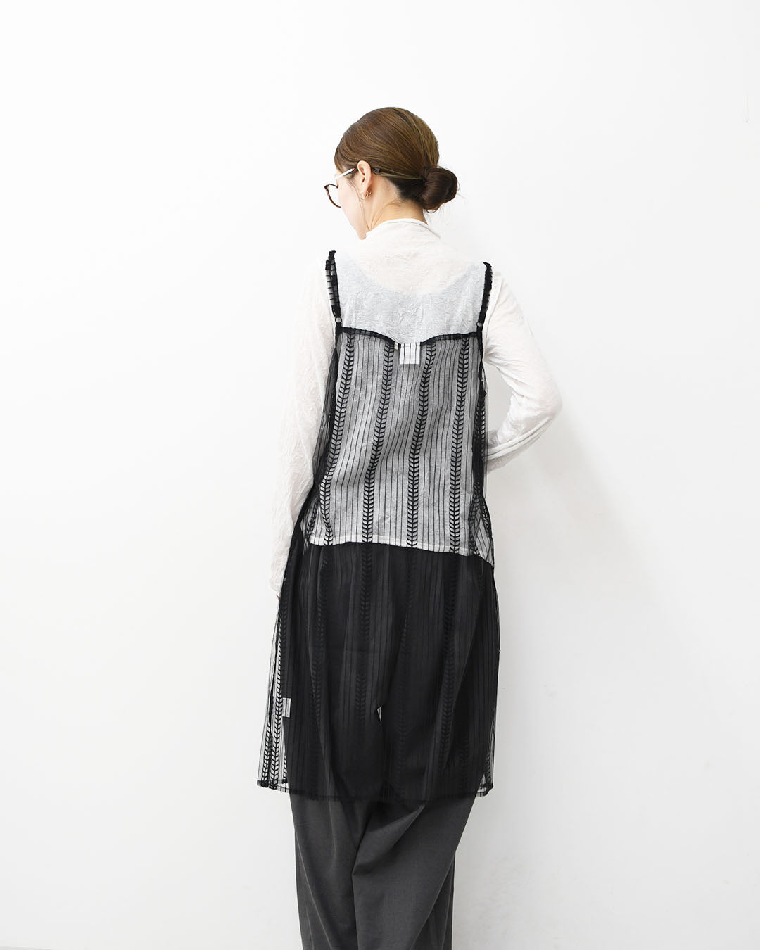 STAR&STRIPE [スターアンドストライプ] SHEER ONEPIECE [SSMD-089] シアーワンピース・シアーキャミソールワンピース・レースワンピース・レイヤード・LADY'S [2026SS]