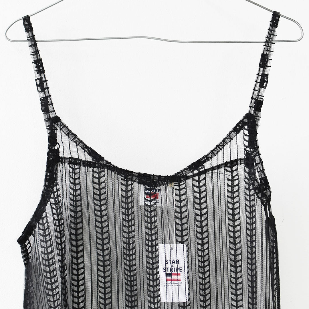 STAR&STRIPE [スターアンドストライプ] SHEER ONEPIECE [SSMD-089] シアーワンピース・シアーキャミソールワンピース・レースワンピース・レイヤード・LADY'S [2026SS]
