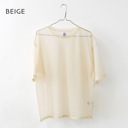 STAR&STRIPE [スターアンドストライプ] SHEER TEE [SSMD-090] シアーTシャツ・シアー・透け感・重ね着・レイヤード・半袖・ショートスリーブ・LADY'S [2026SS]