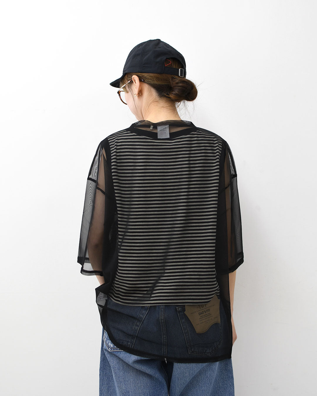 STAR&STRIPE [スターアンドストライプ] SHEER TEE [SSMD-090] シアーTシャツ・シアー・透け感・重ね着・レイヤード・半袖・ショートスリーブ・LADY'S [2026SS]