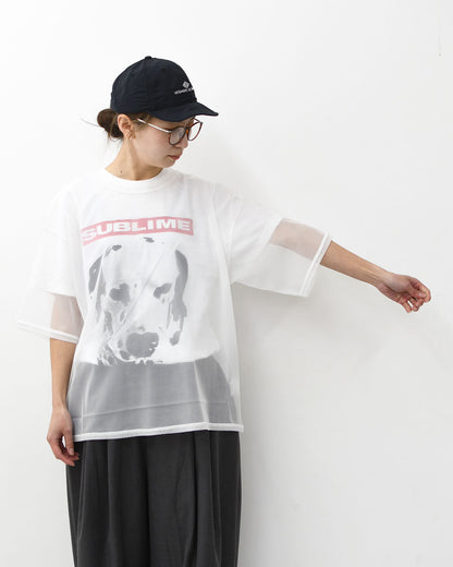 STAR&STRIPE [スターアンドストライプ] SHEER TEE [SSMD-090] シアーTシャツ・シアー・透け感・重ね着・レイヤード・半袖・ショートスリーブ・LADY'S [2026SS]