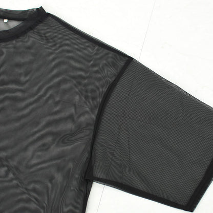 STAR&STRIPE [スターアンドストライプ] SHEER TEE [SSMD-090] シアーTシャツ・シアー・透け感・重ね着・レイヤード・半袖・ショートスリーブ・LADY'S [2026SS]