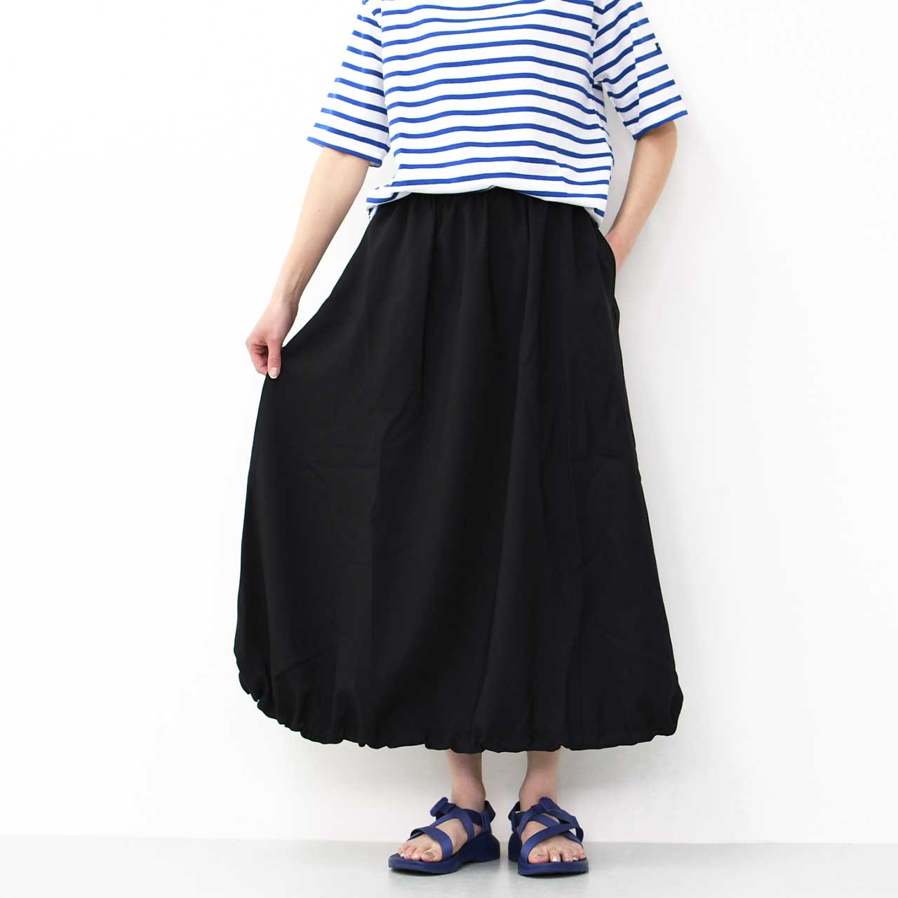 THOUSAND MILE [サウザンドマイル] BALLOON SKIRT LINEN LIKE [TM251LL00272] バルーンスカート リネンライク [2025SS]