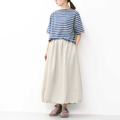THOUSAND MILE [サウザンドマイル] BALLOON SKIRT LINEN LIKE [TM251LL00272] バルーンスカート リネンライク [2025SS]